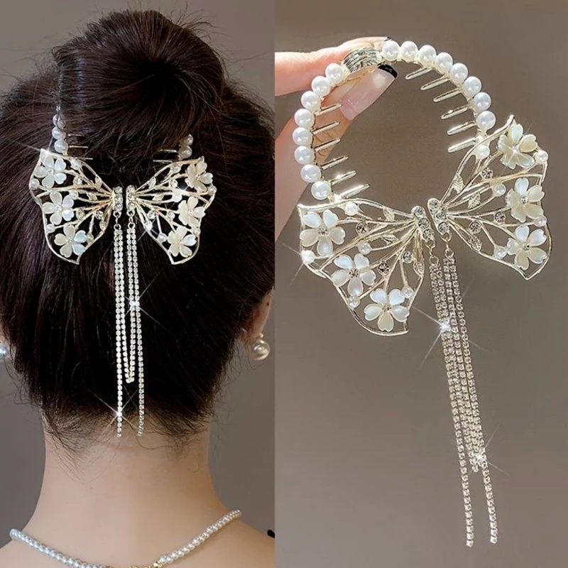 گیره گوجه ای پاپیون اویز دار