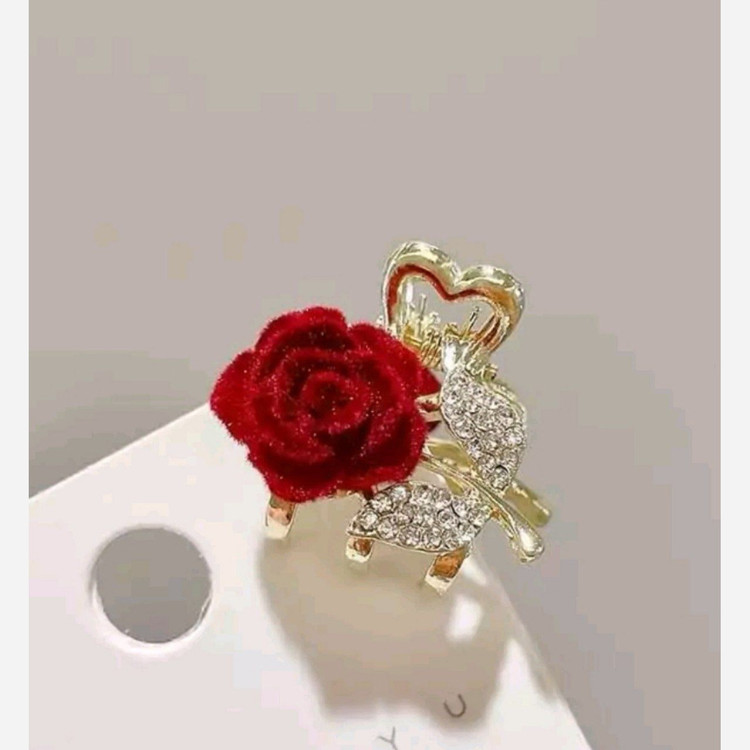 مینی کلیپس گل مخمل نگین دار زایا