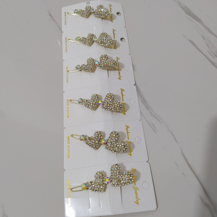 سنجاق مو گیره چفتی قلب